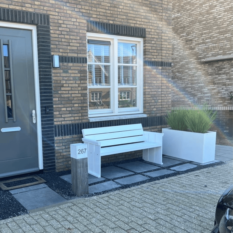 Jardinera de acero con tratamiento electrostático Texas 400x1000