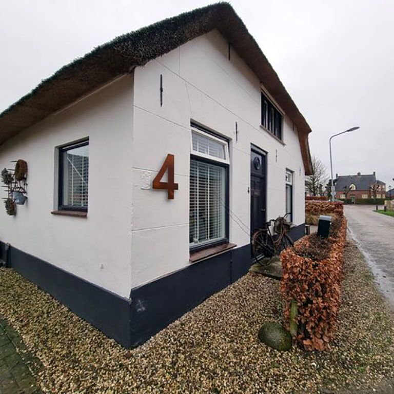 Número de vivienda de acero corten 4 - 50 cm