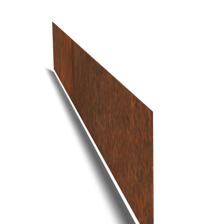 Bordura de acero corten recta 15 cm (longitud: 150 cm)