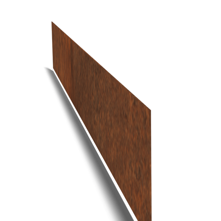 Bordura de acero corten recta 25 cm (longitud: 150 cm)