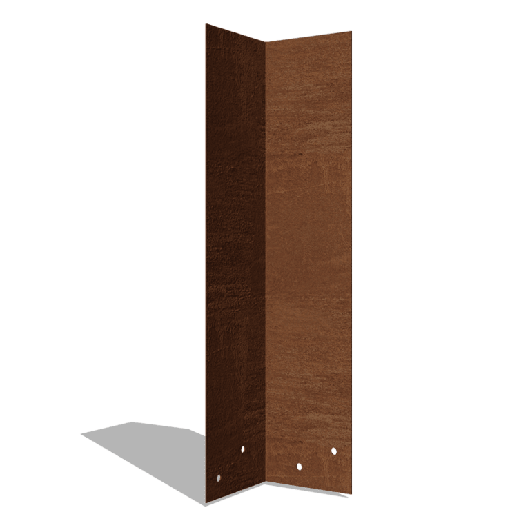 Placa de acoplamiento 90º alta XL 45 cm