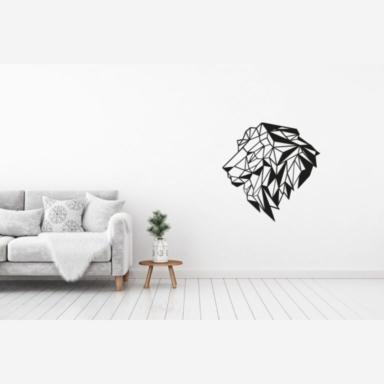 Decoración metálica de pared Leon 2.0