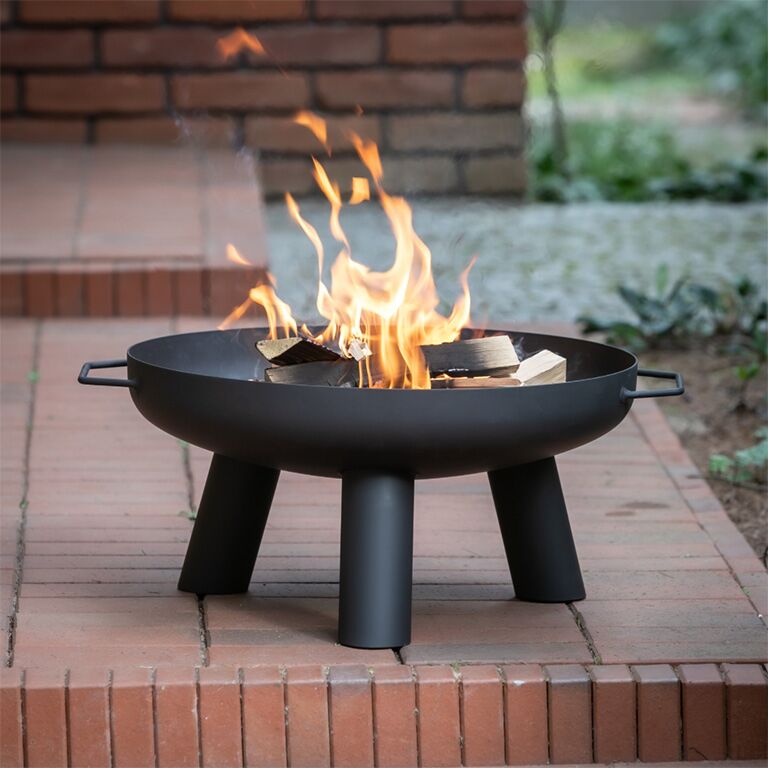 Cuenco de fuego de metal Louisiana black 68 x 58 x 28 cm