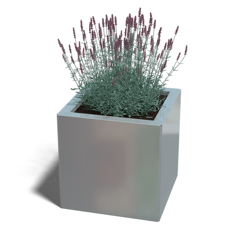 Jardinera de acero galvanizado Miami 400x400