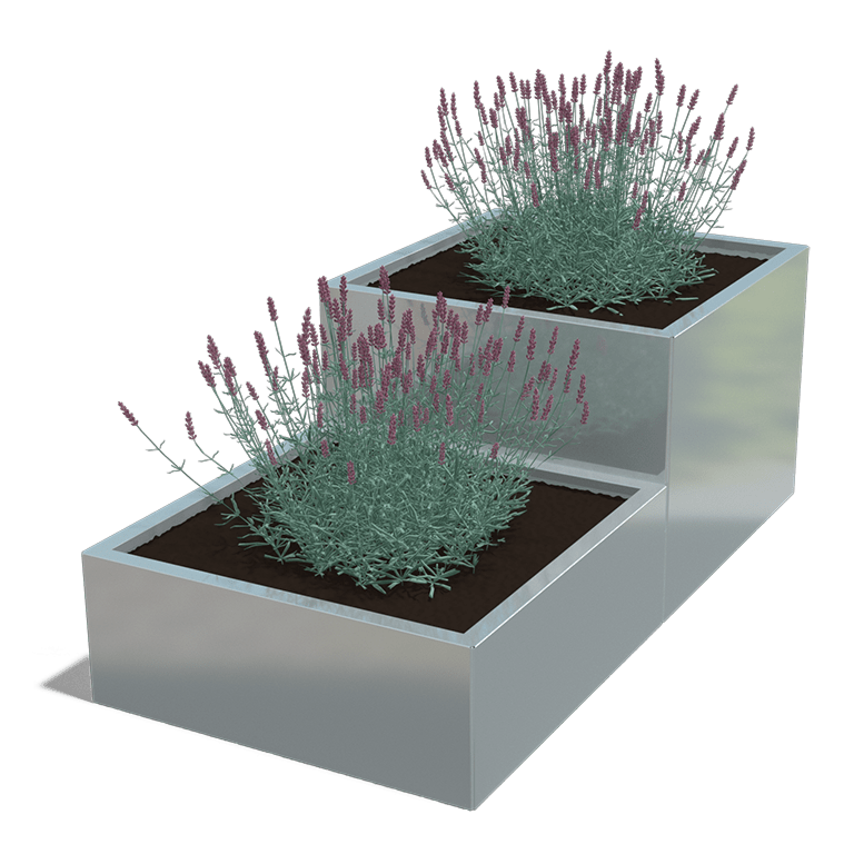 Jardinera de acero galvanizado Miami special II 800