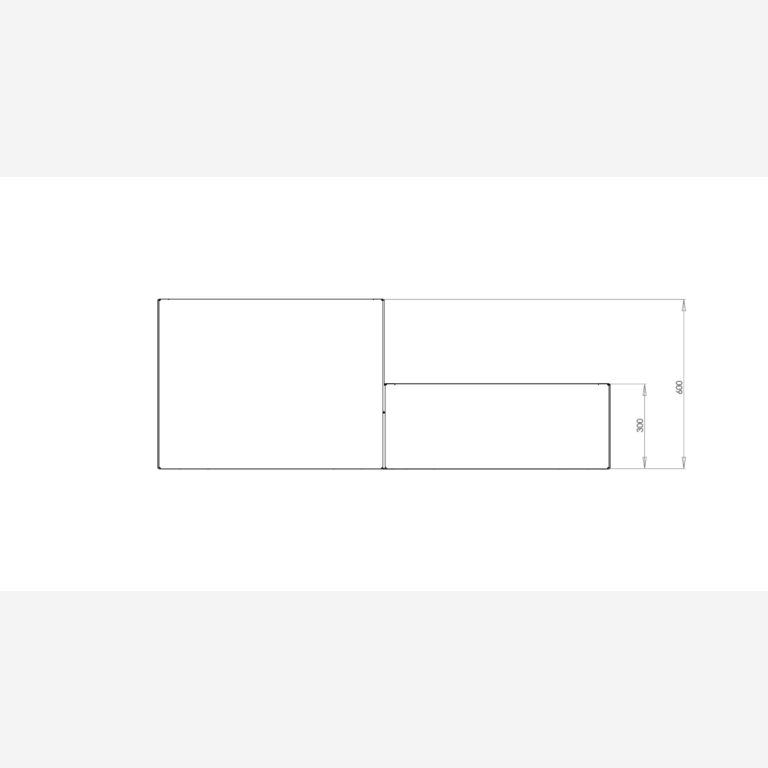 Jardinera de acero galvanizado Miami special II 800