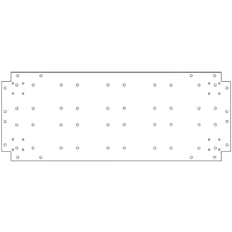 Placa inferior de acero galvanizado 40 x 100 cm