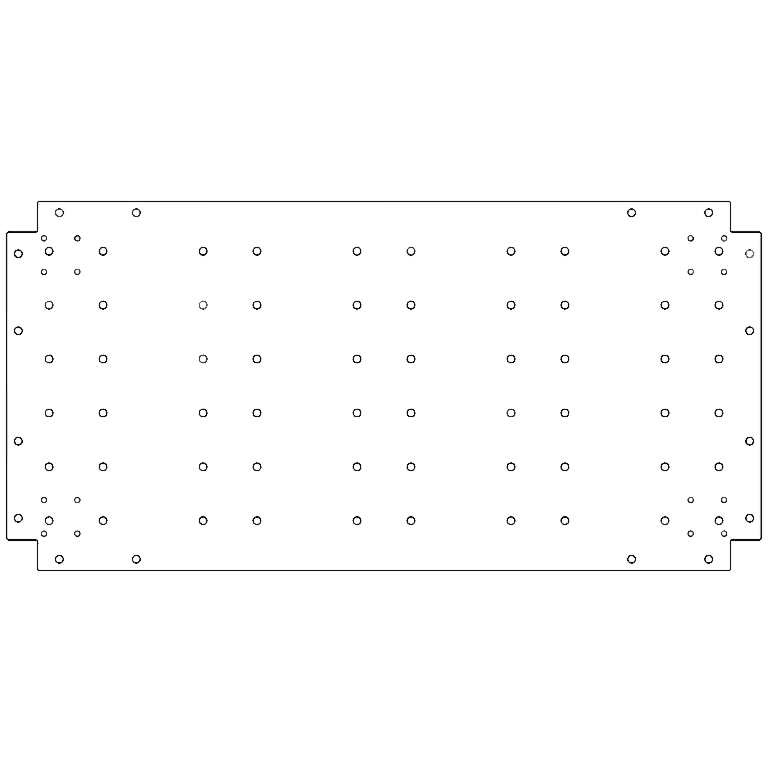 Placa inferior de acero galvanizado 50 x 100 cm