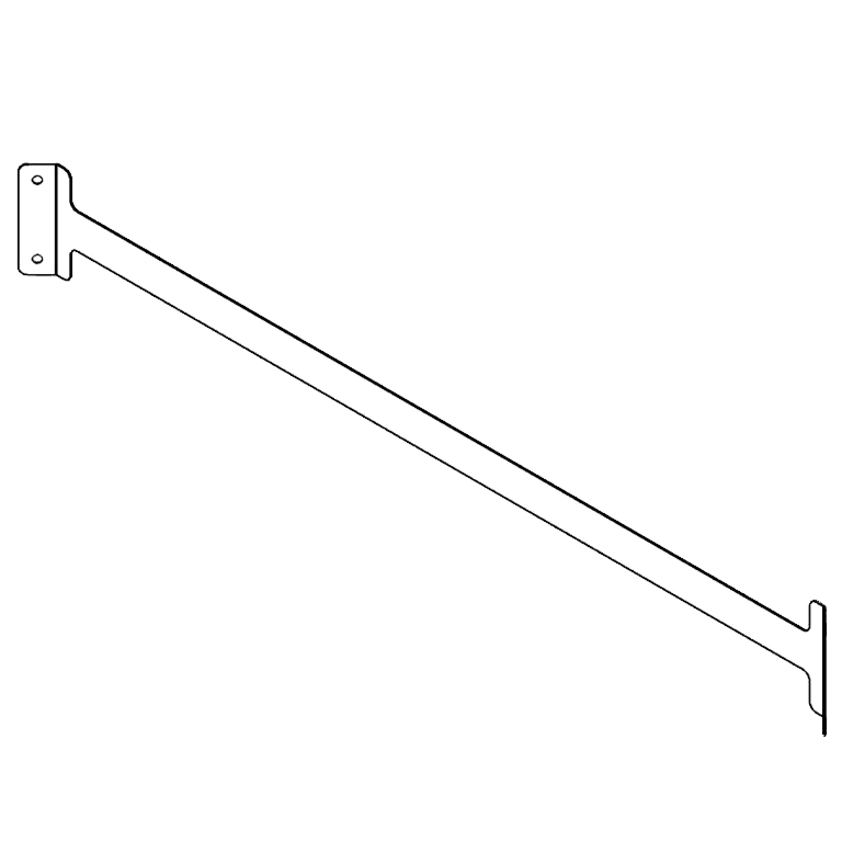 Riostra de acoplamiento de acero galvanizado 120 cm