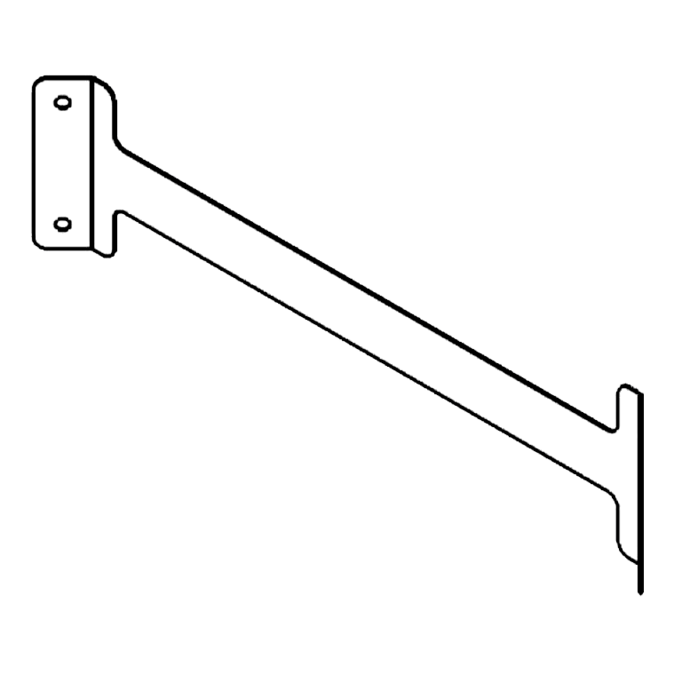 Riostra de acoplamiento de acero galvanizado 60 cm
