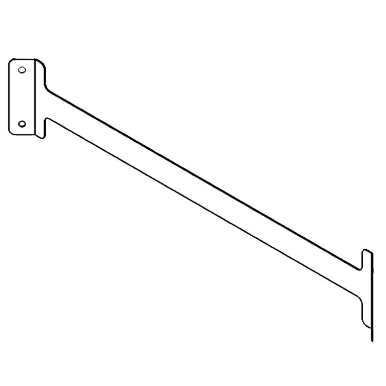 Riostra de acoplamiento de acero galvanizado 80 cm