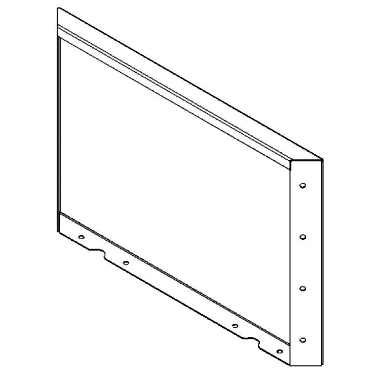 Panel de acero corten 40 x 60 cm