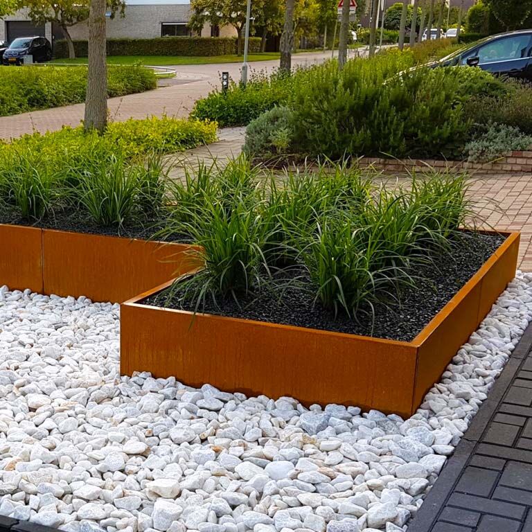 Jardinera de acero corten Kansas 120