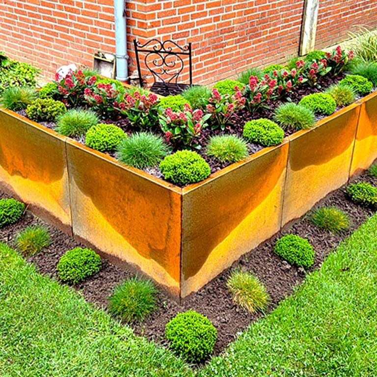 Jardinera de acero corten Kansas 80