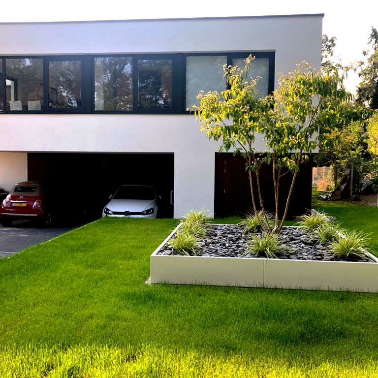 Jardinera de acero con tratamiento electrostático Miami xxl 300 x 300 cm