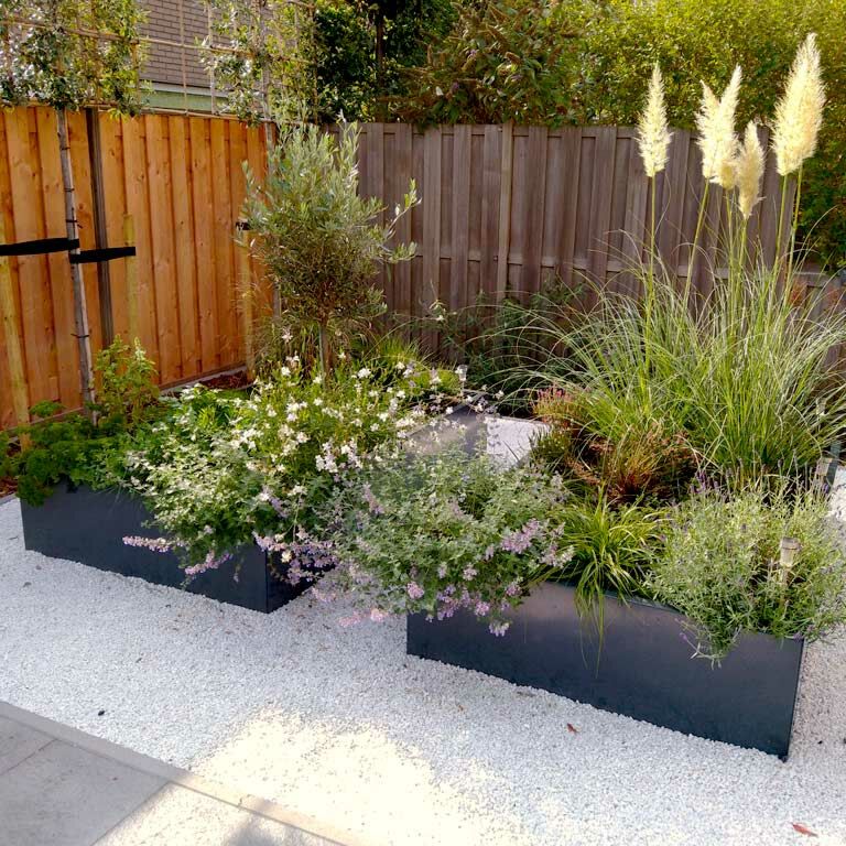 Jardinera de acero con tratamiento electrostático Texas xxl 200 x 120 cm