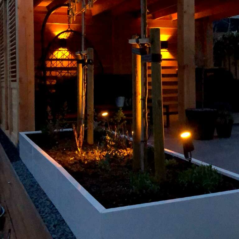 Jardinera de acero con tratamiento electrostático Texas xxl 300 x 100 cm