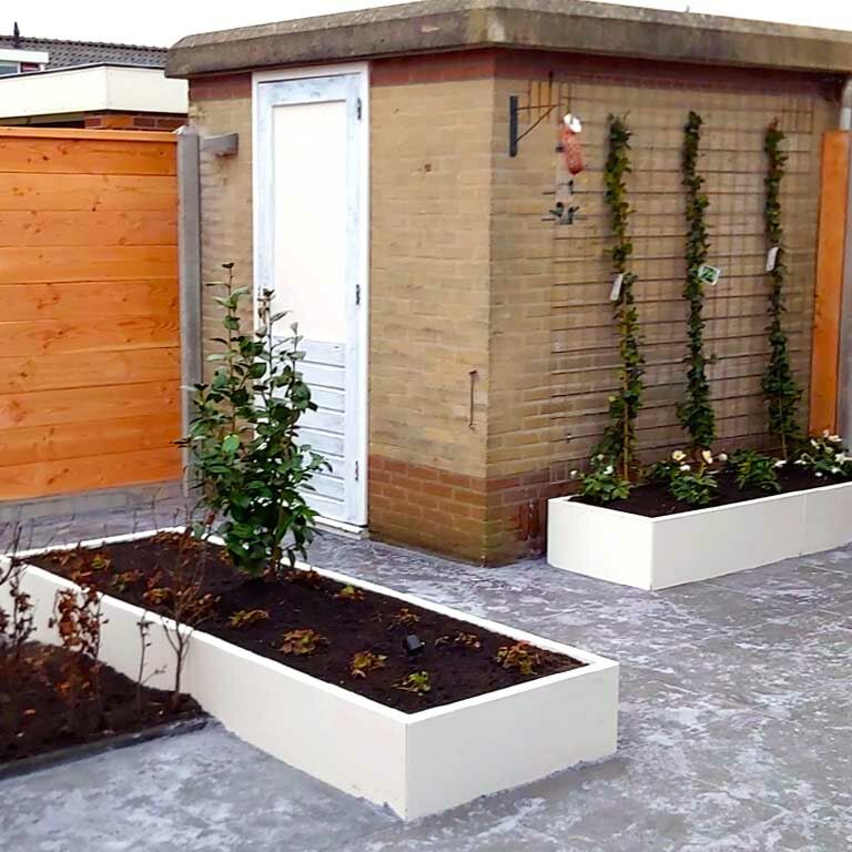 Jardinera de acero con tratamiento electrostático Texas xxl 240 x 100 cm