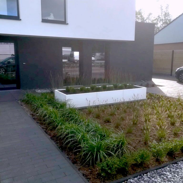 Jardinera de acero con tratamiento electrostático Texas xxl 300 x 80 cm