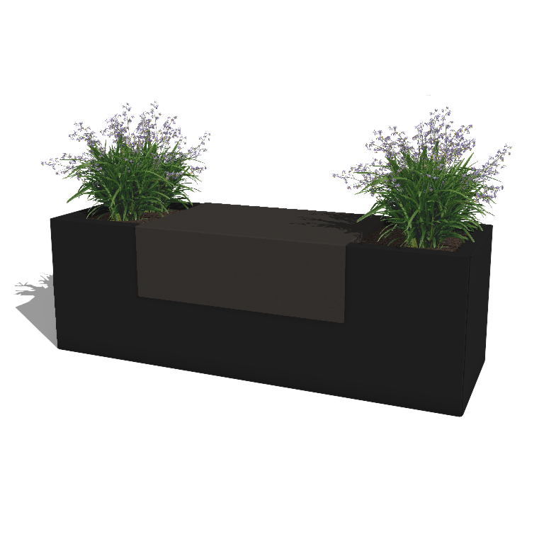 Plataforma para jardinera con tratamiento electrostático 60 x 41 x 20 cm