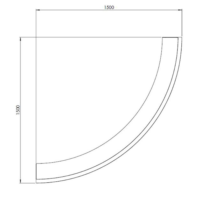 Muro de contención de acero corten esquina exterior 150 x 150 cm (altura 60 cm)