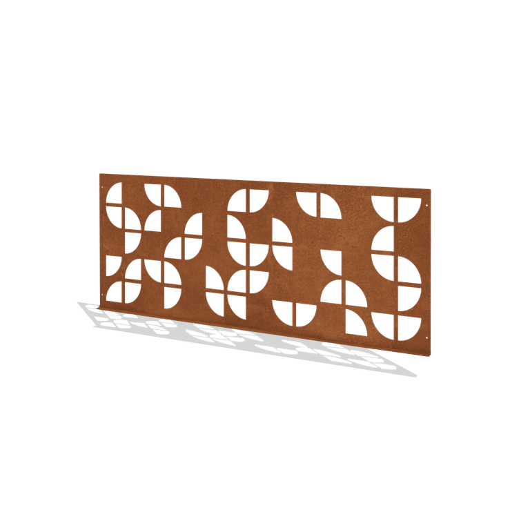 Vallas ornamentales de acero corten G 149 x 60 cm