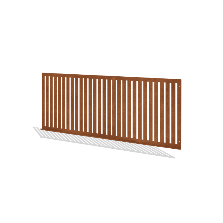 Vallas ornamentales de acero corten S 149 x 60 cm