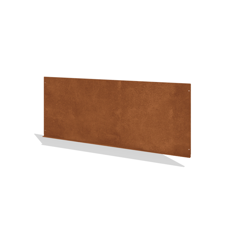Vallas ornamentales de acero corten V 149 x 60 cm