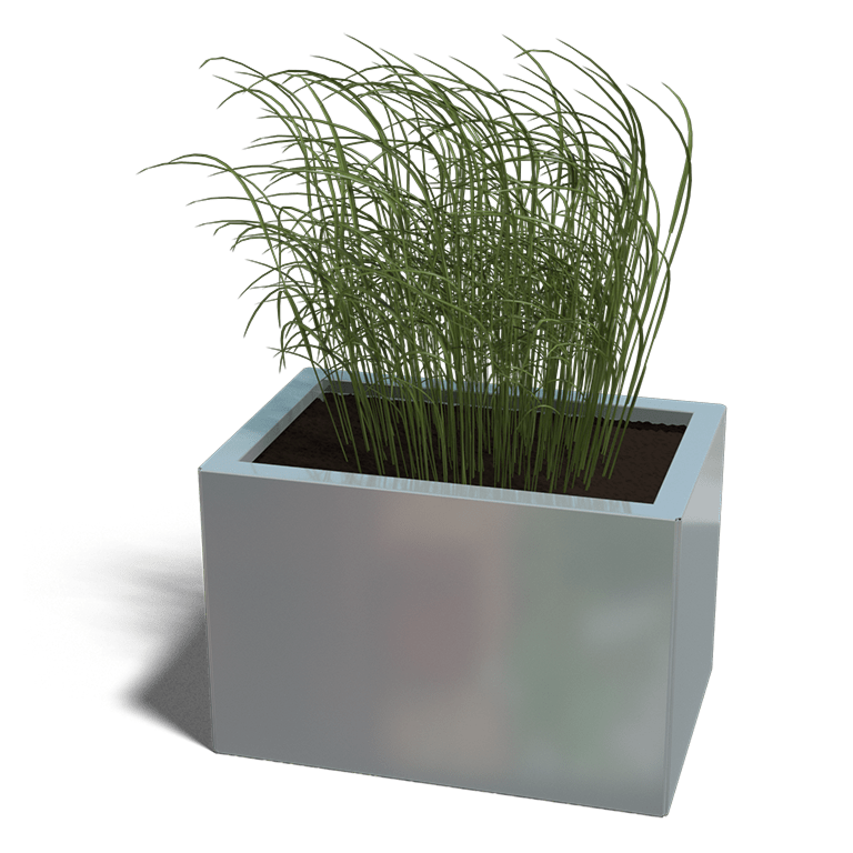 Jardinera de acero galvanizado Texas 400x600