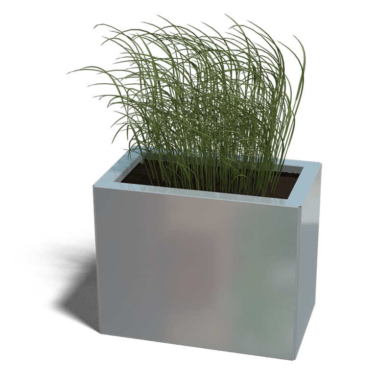 Jardinera de acero galvanizado Texas 300x500