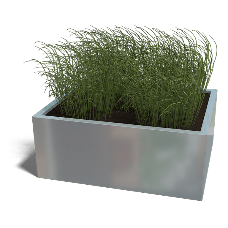 Jardinera de acero galvanizado Texas 800x1000