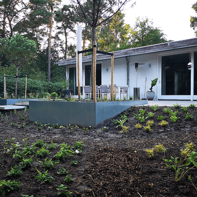 Jardinera de acero galvanizado Miami xxl 3000x3000