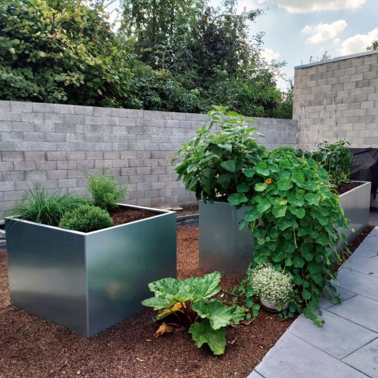 Jardinera de acero galvanizado Texas xxl 5000x1200