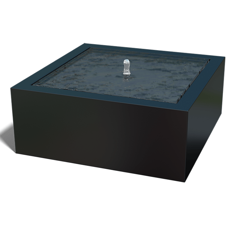 Mesa de agua de aluminio 100 x 100 x 40 cm