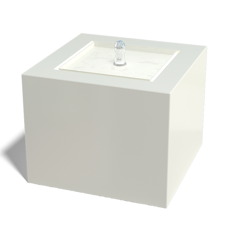 Mesa de agua de aluminio 50 x 50 x 40 cm