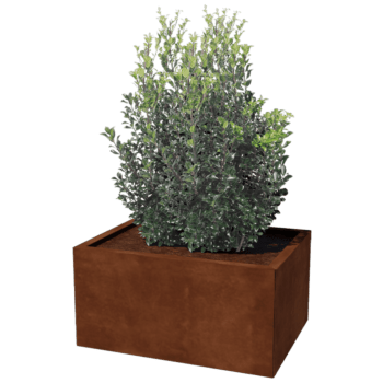 Jardinera de acero corten Texas 60 x 80 cm
