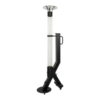 Estufa de pellet para exterior - Rocket - Negro