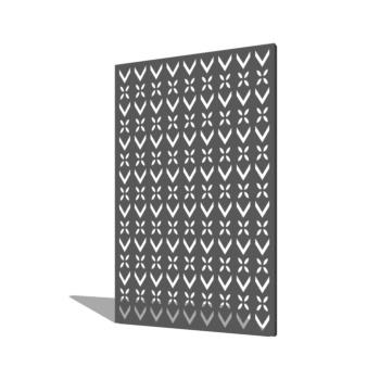Panel de acero con tratamiento electrostático patrón de techo composición 1 120 x 6 x 190 cm