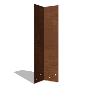 Placa de acoplamiento 90º alta XL 45 cm