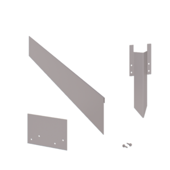 Bordura de acero galvanizado de borde doblado 13 cm juego completo de 15metros