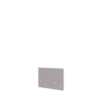 Placa de unión de acero galvanizado - Recto - Altura borde jardín 12 / 15 cm
