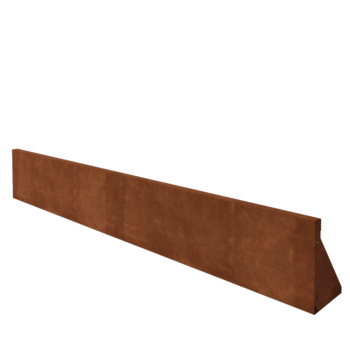Muro de contención de acero corten - Recto - 200 x 30 cm