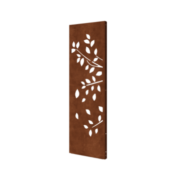 Panel de acero corten árbol parte 1 60 x 6 x 190 cm