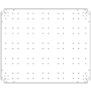 Placa inferior de acero galvanizado - 100 x 120 cm