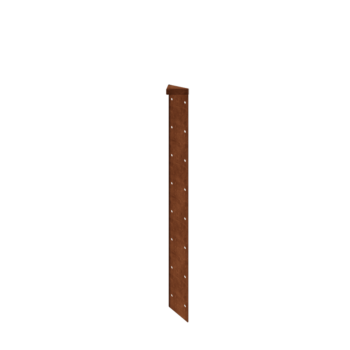 Jardinera de acero corten - Cantonera 180° - 80 cm
