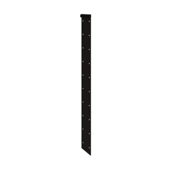 Jardinera de acero - Cantonera 180° - 100 cm - RAL9005 mate (negro)
