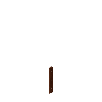 Jardinera de acero corten - Cantonera 30° - 30 cm