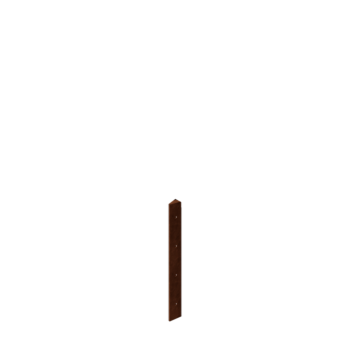Jardinera de acero corten - Cantonera 30° - 40 cm
