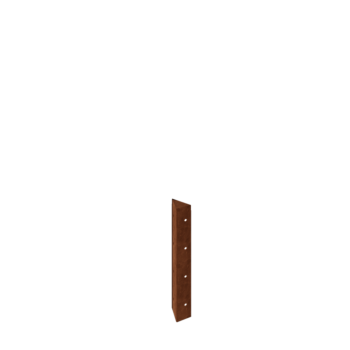 Jardinera de acero corten - Cantonera 90° - 40 cm