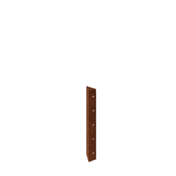 Jardinera de acero corten - Cantonera 90° - 50 cm
